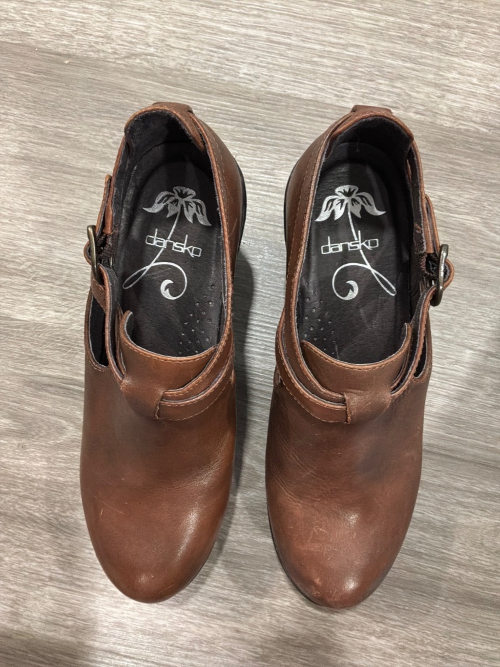 Dansko Franka Leather Wedge 38 GUC - Picture 5 of 9